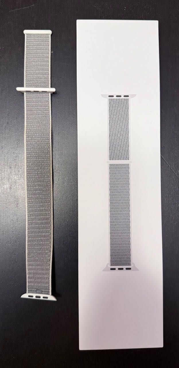 Bracelete Apple Watch Original 42mm - branca velcro