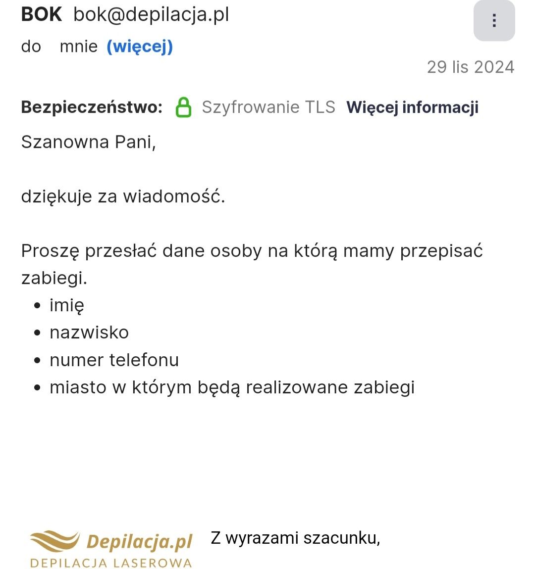Pakiet 8 zabiegów depilacji laserowej w Depilacja.pl