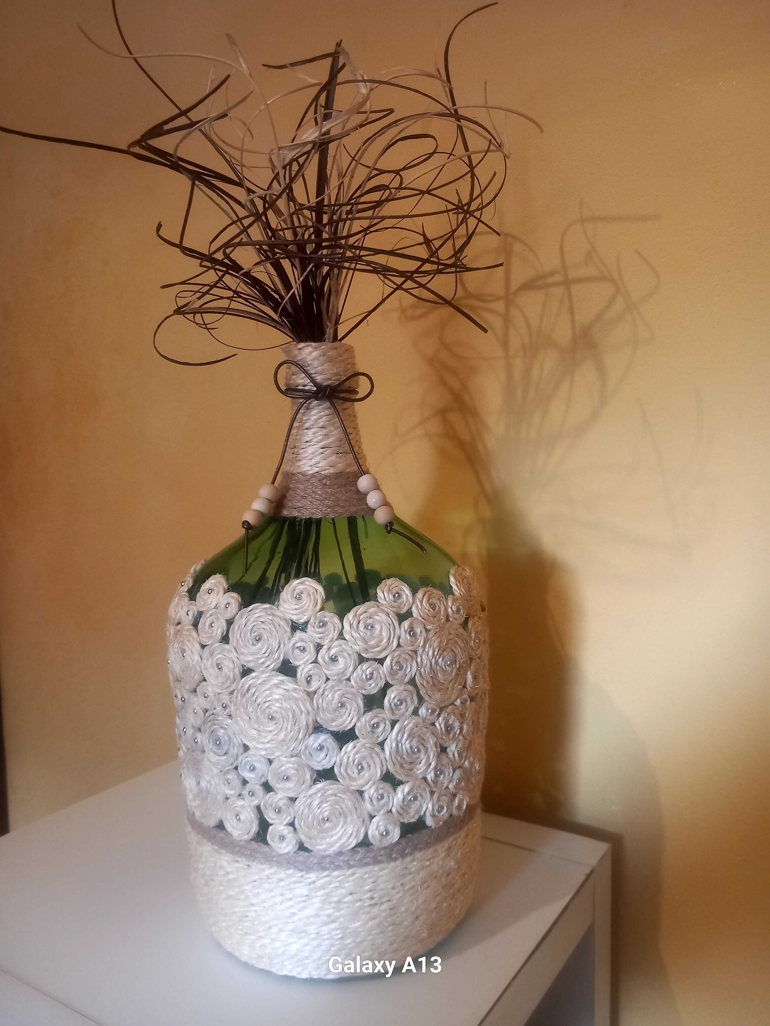 Vidro reciclado e decorado