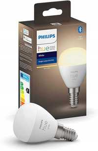 PHILIPS HUE White żarówka kulka E14 białe światło