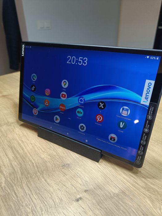 Tablet Lenovo Tab M10 Plus + LTE 4/64 GB +stacja dokująca cały komplet