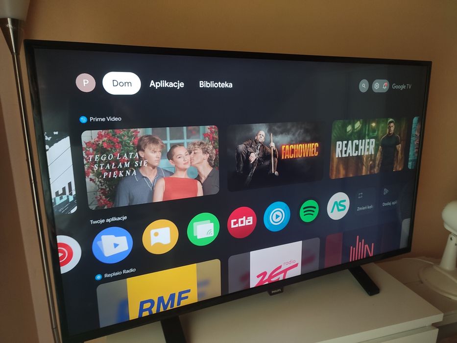 Monitor Tv Telewizor 4k Philips 43 cal