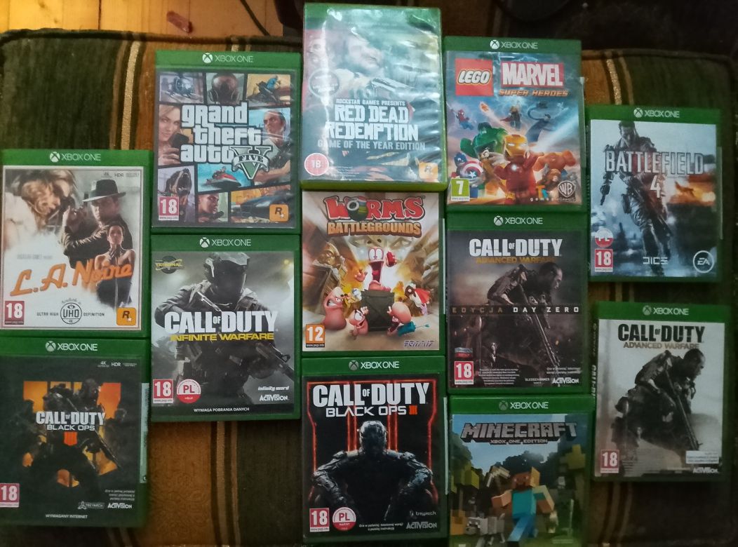 Gry Xbox One COD,GTA, Minecraft,BF4
