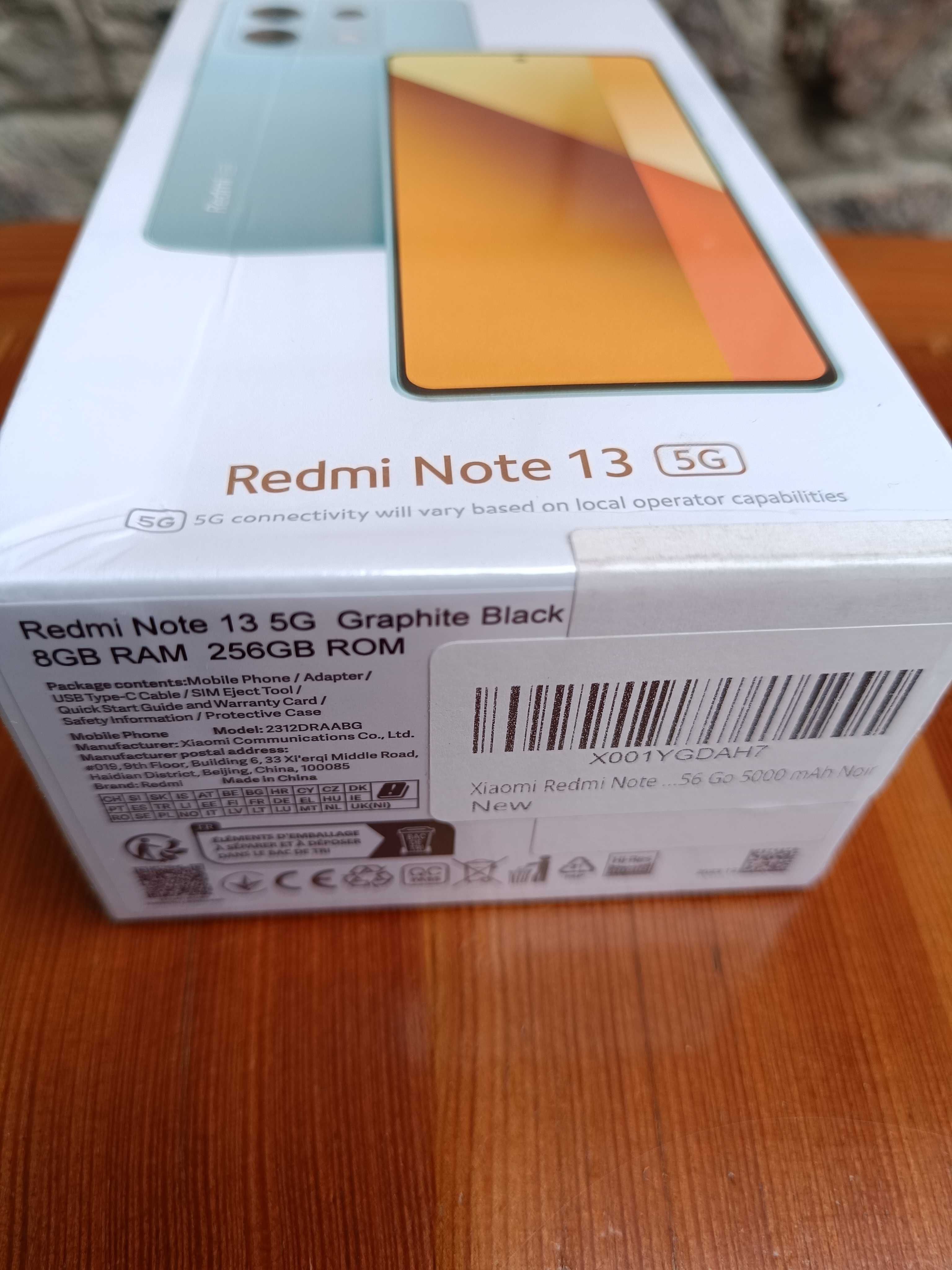 Redmi Note 13 5G 8/256 Graphit Black- Новый!!!
