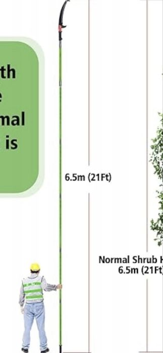 SCALEBEARD - teleskopowa piła do gałęzi 6,4m