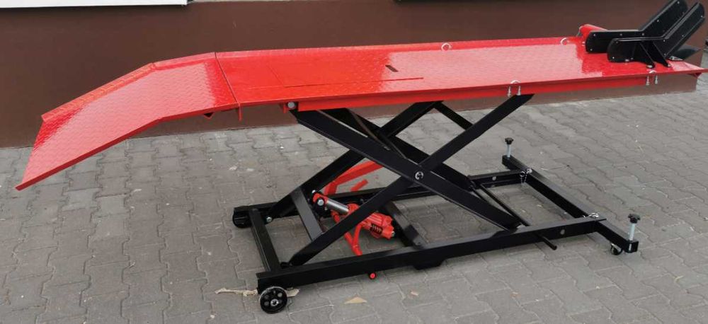 Platformowy podnośnik motocyklowy RAMPA PLATFORMA long