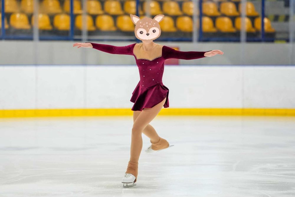 Sukienka startowa łyżwiarstwo figurowe