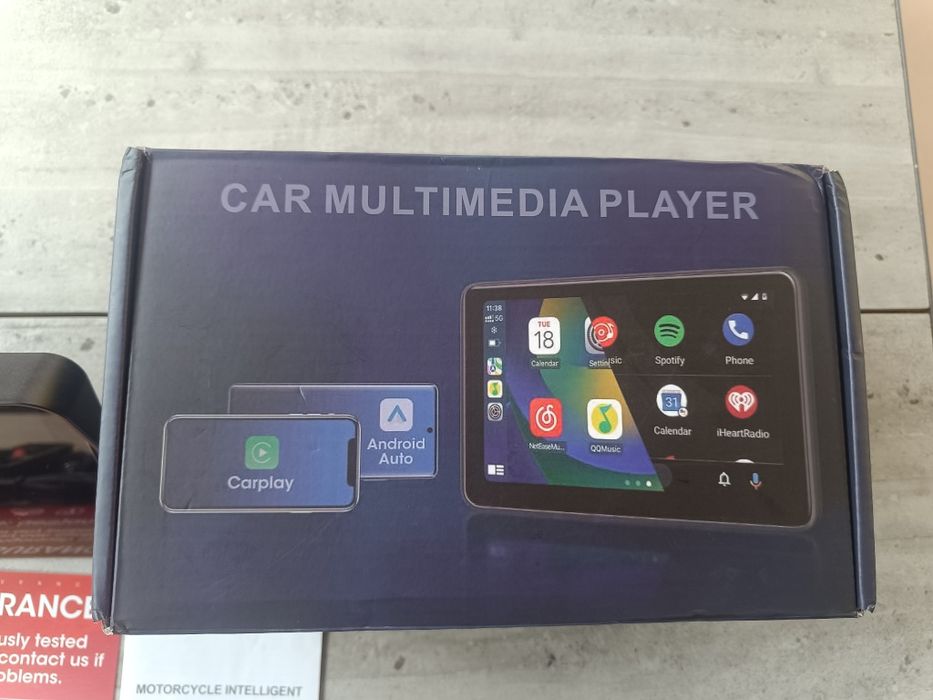 Monitor motocyklowy nawigacja adapter Carplay Android Auto IP67 7'' Ca