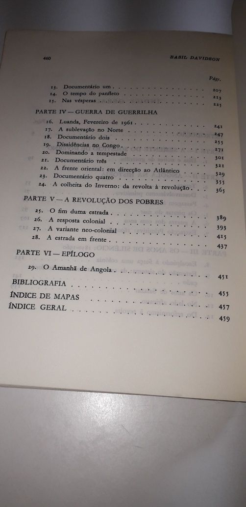 Angola - No Centro do Furacão - Basil Davidson