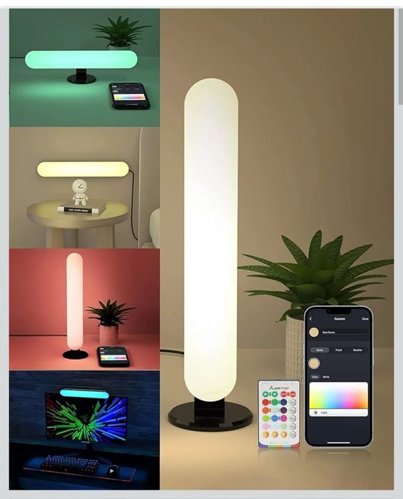 ALANTOP Inteligentne lampka LED aplikacja Alexa i Google Wi-Fi