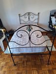 Cama de Ferro individual + Colchão NOVO