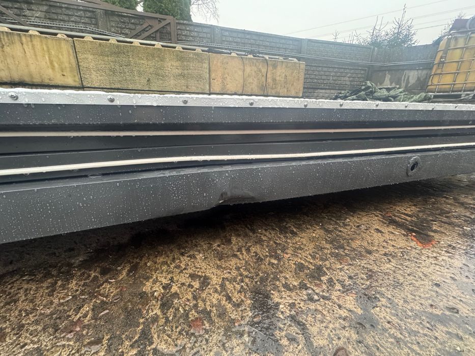 Kontener składany 5,8m x 2,50 m lekko uszkodzony grafit magazynowy