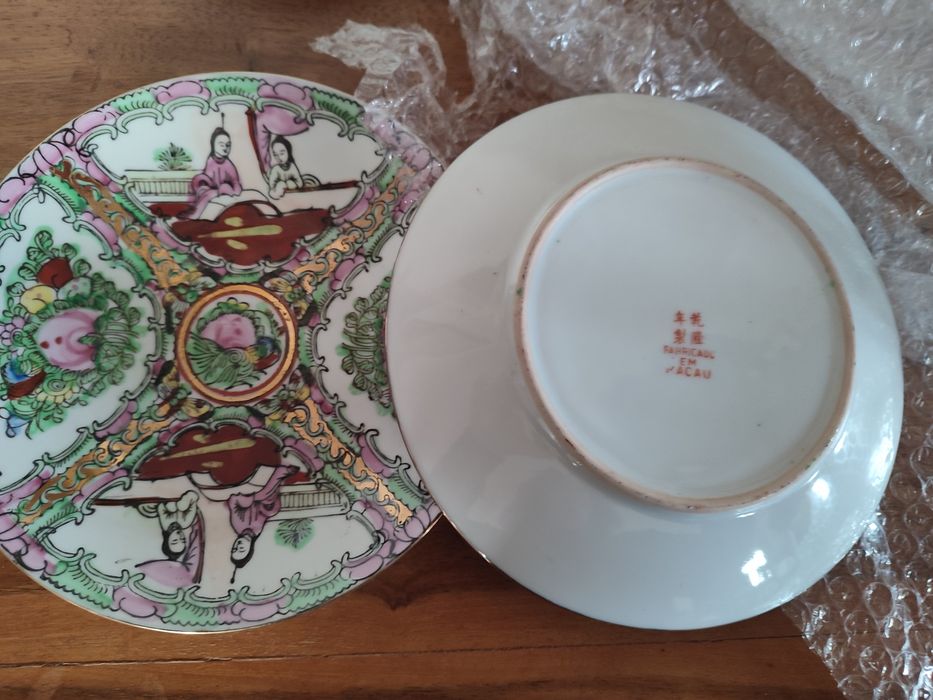 Dois pratos porcelana chinesa