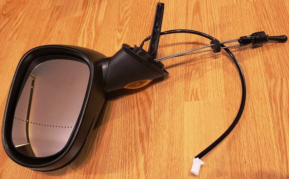 Lusterko RENAULT MODUS 04-05 Lewe Czarne Mechaniczne