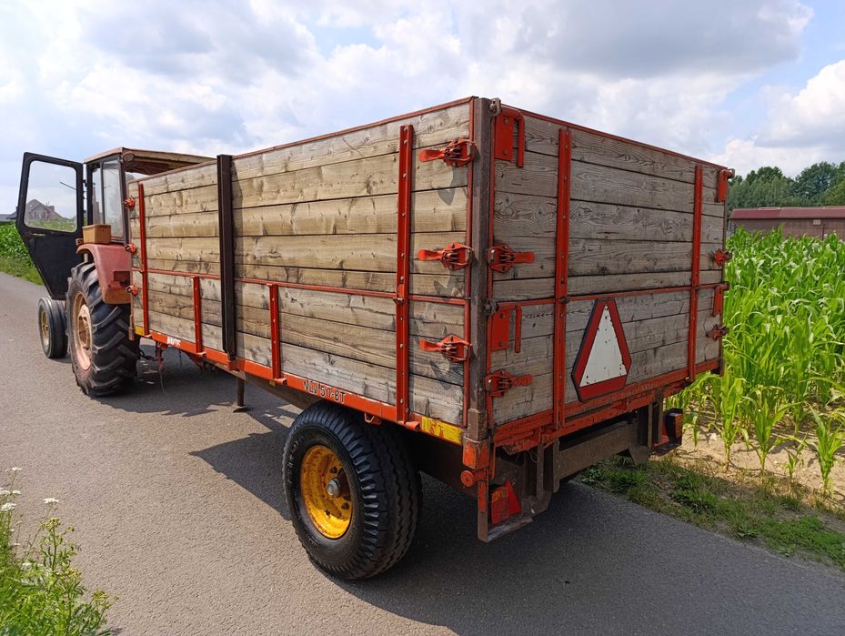 Przyczepa Wywrotka jednoosiowa Fabryczna  5 Ton