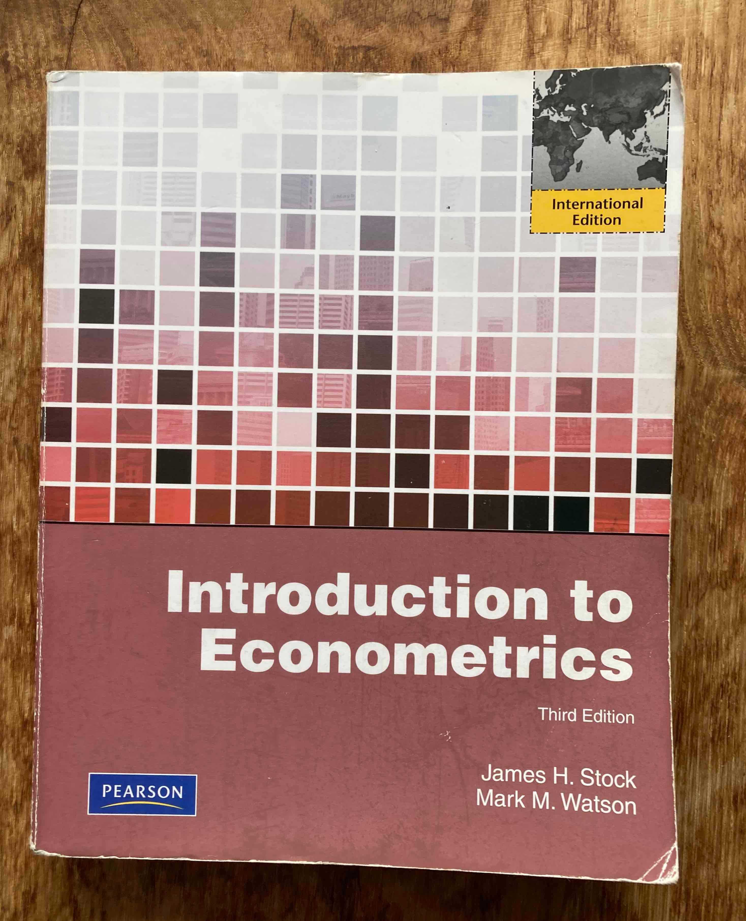 Livro Introduction to Econometrics