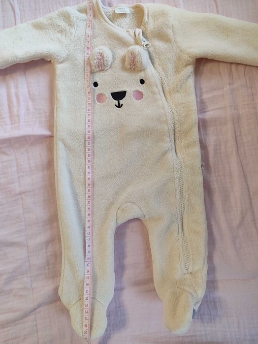 Теплий ромпер чоловічок комбінезон Next, 0-3 місяців 62 розмір