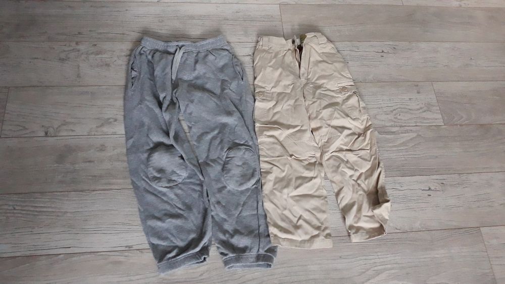 Paczka ubrań dla chłopca 116 122 kurtka zimowa x2 plus duży gratis