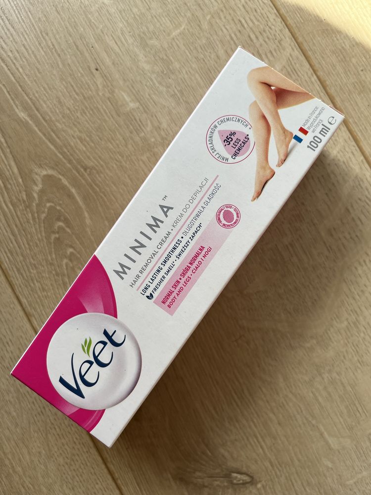 Veet Minima krem do depilacji nogi ciało 100ml