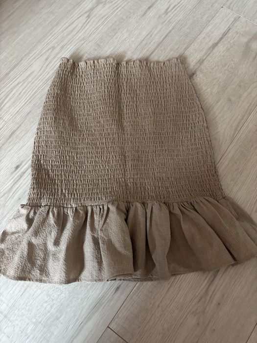 Spódnica mini z marszczeniami