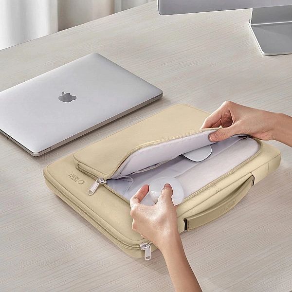 Tech-Protect Basic Bag Laptop 13-14 Desert Beige
