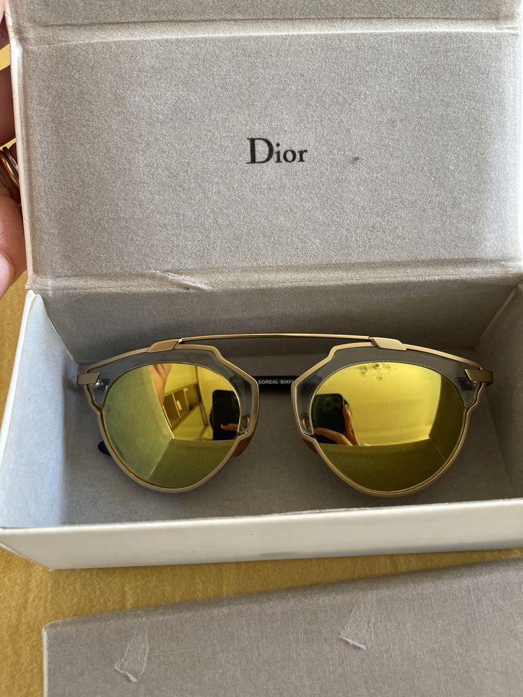 Óculos Dior So Real Gold - Modelo Raro