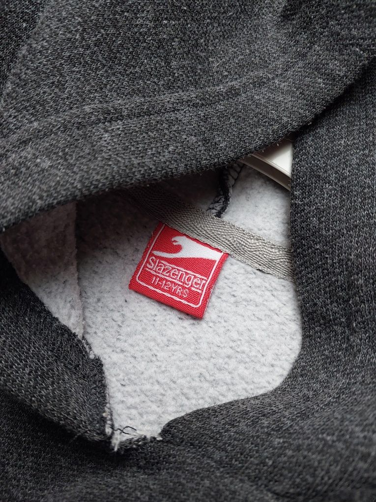 Szara bluza vintage slazenger