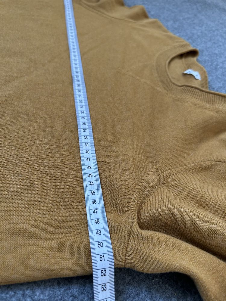 Sweter damski 38 miodowy okragly dekolt Esprit sportowy styl #esprit38
