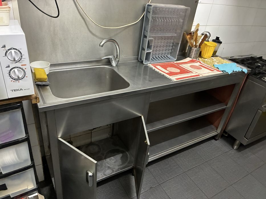 Cozinha tod equipada em inox