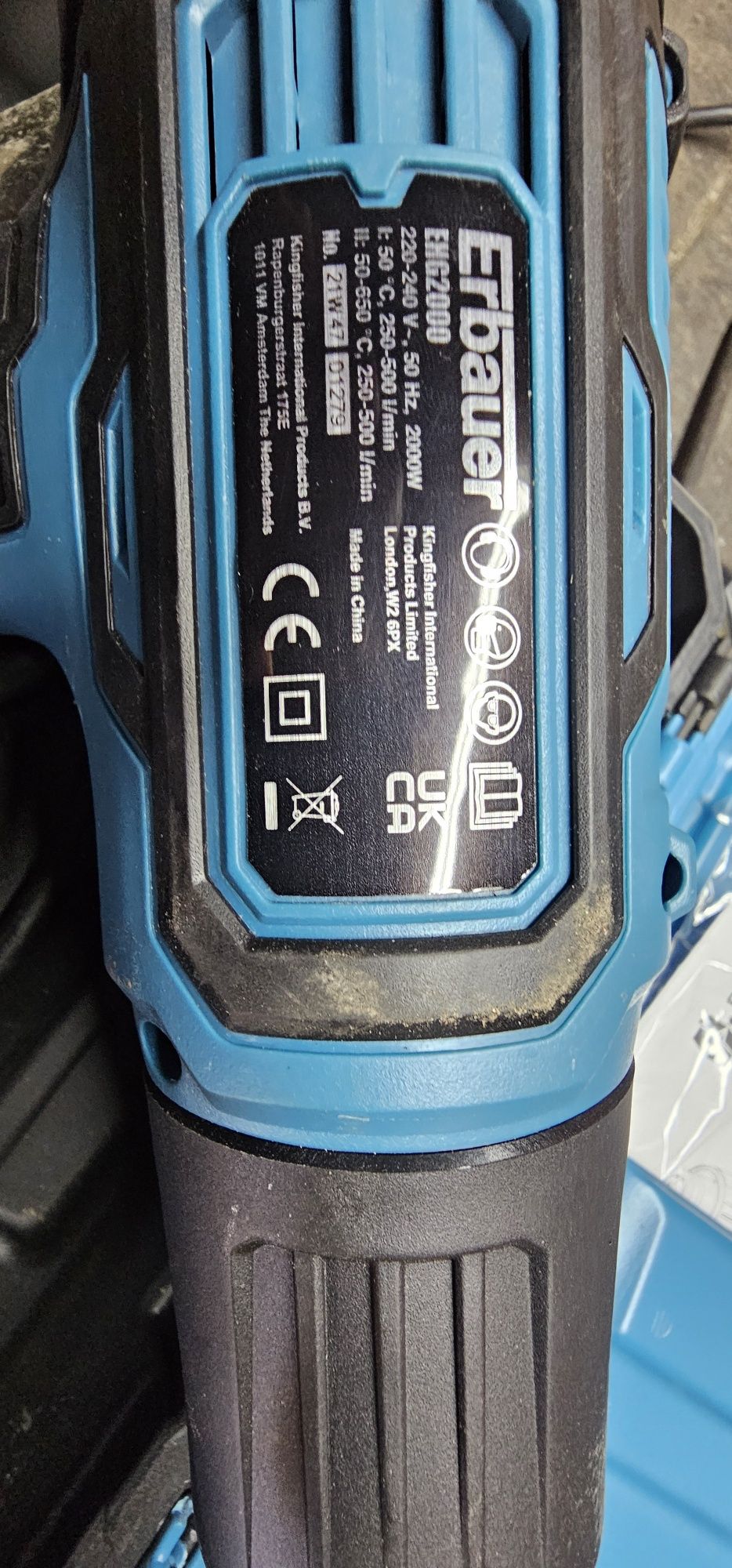 Opalarka Erbauer EHG2000 LCD 2000 W