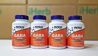 Gaba Now Foods (ГАМК) 500 мг і 750 мг, 100 та 200 капсул, iHerb