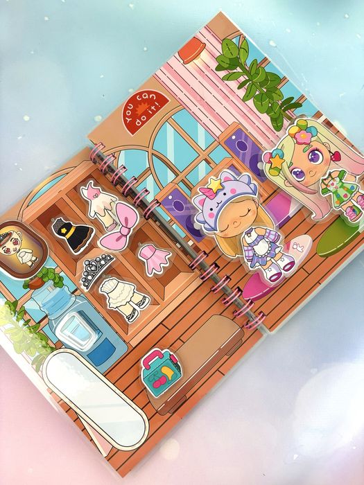 Album na rzepy Balerina Cappuccina, labubu, toca boca, pusheen