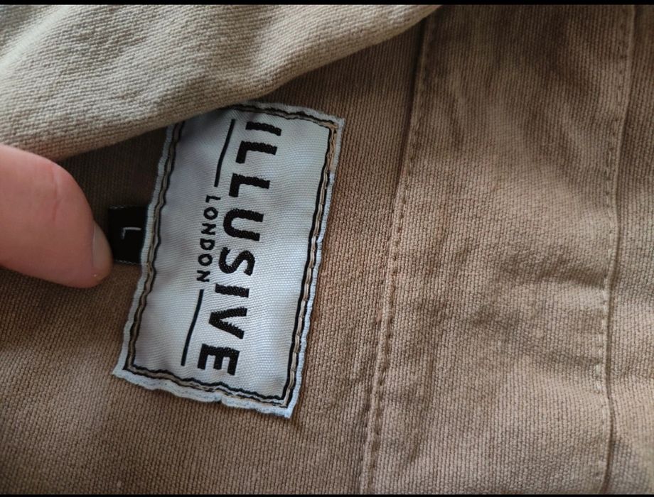 Casaco-camisa Illusive London bege