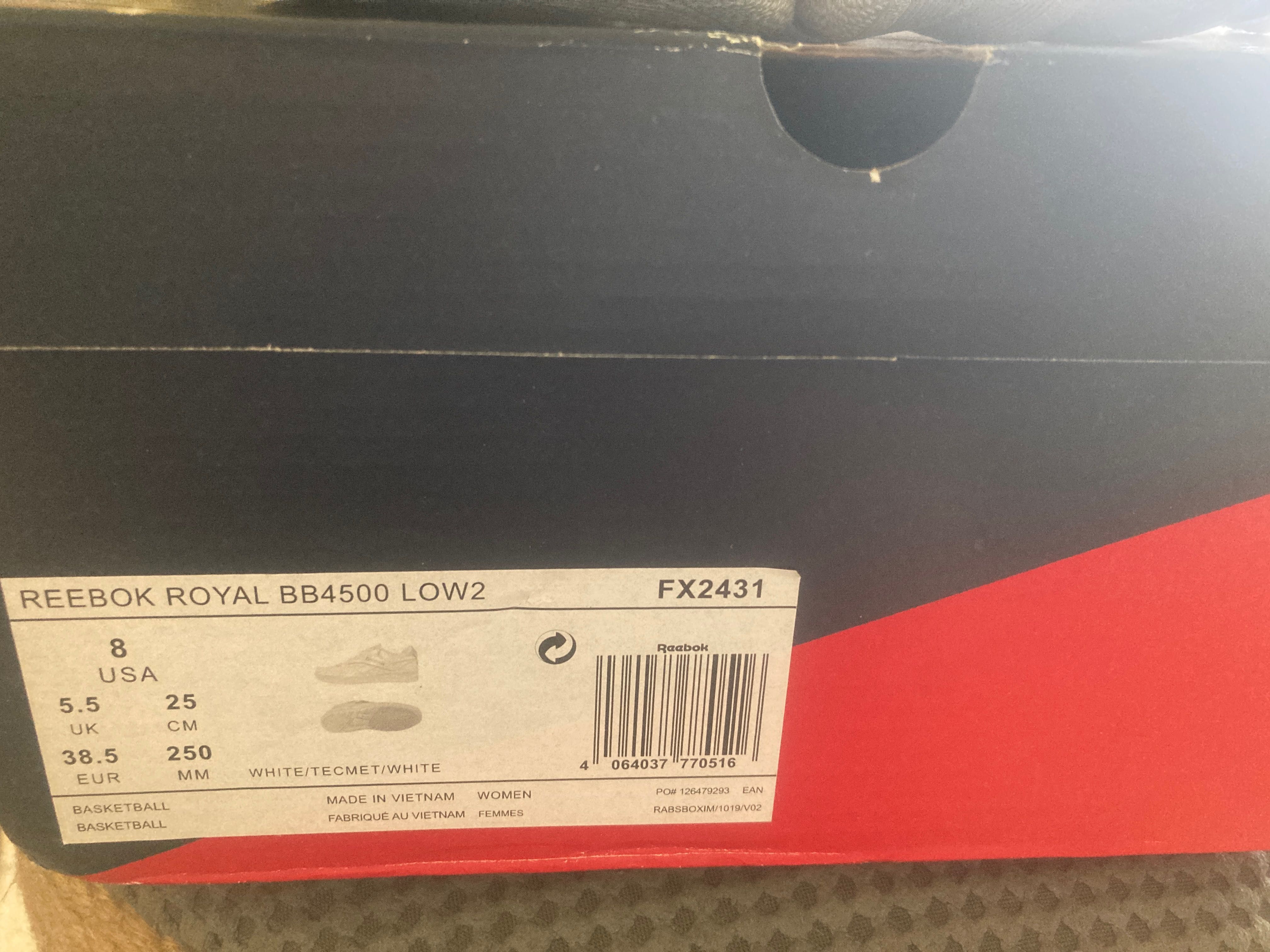 кросівки Reebok Royal BB4500 Low2. Розмір 8 ua (38,5)
