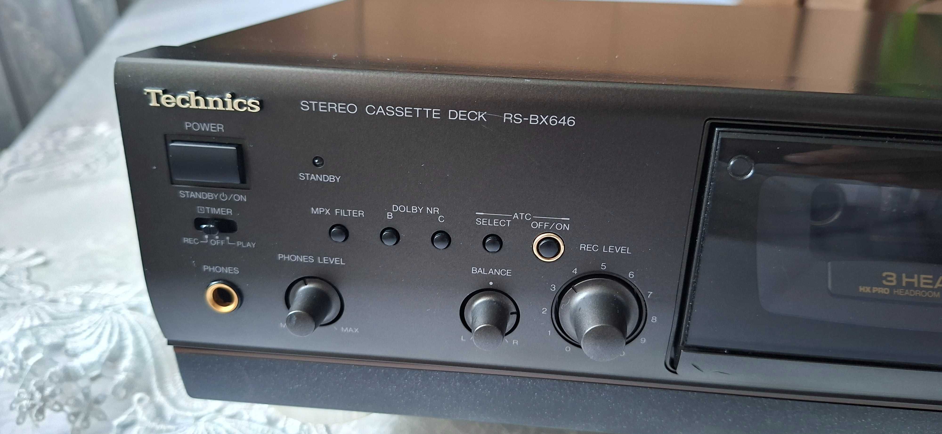 Technics Stereo Casete Deck RS BX 646