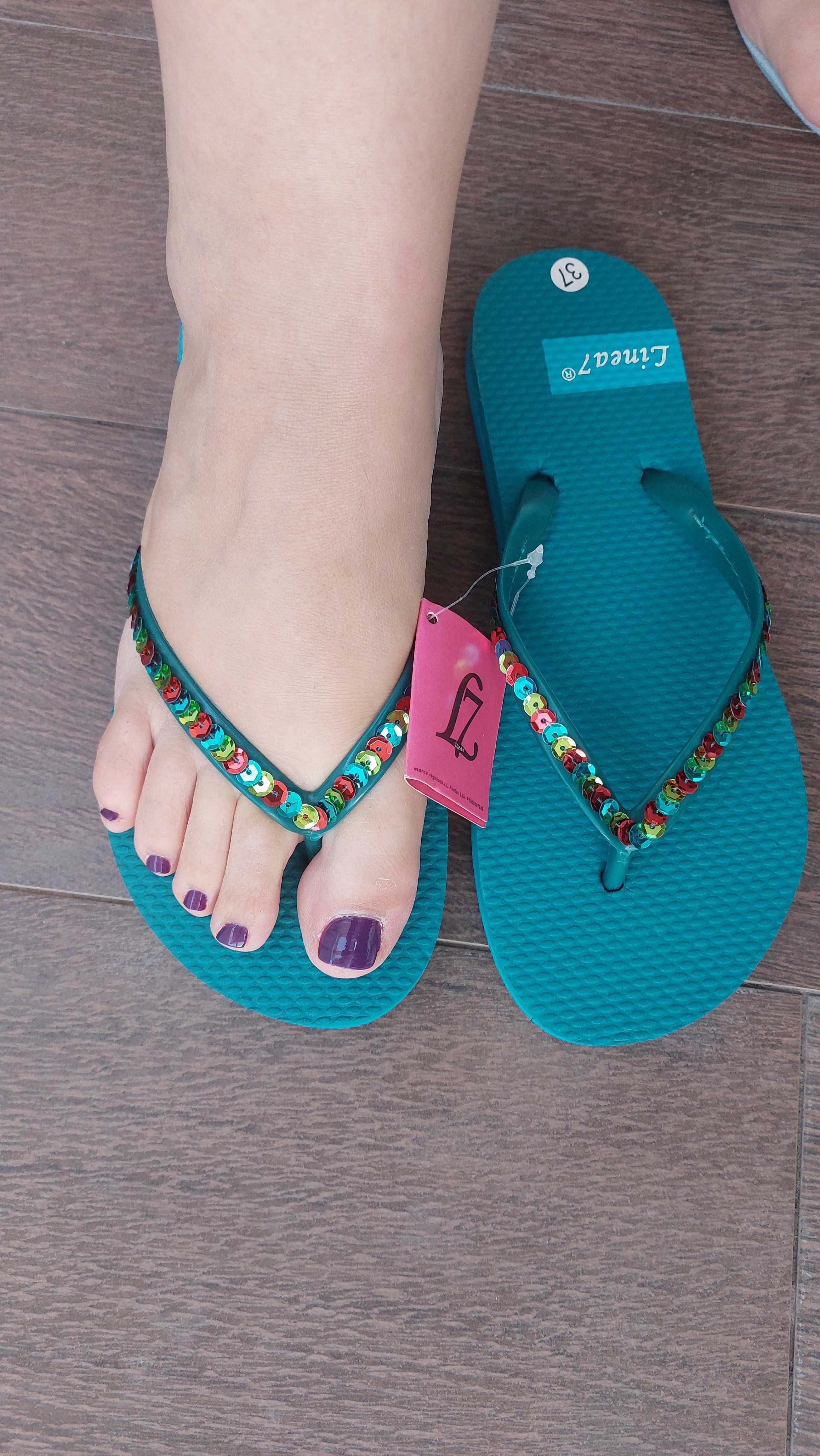 Chinelo tipo havaiana, novo