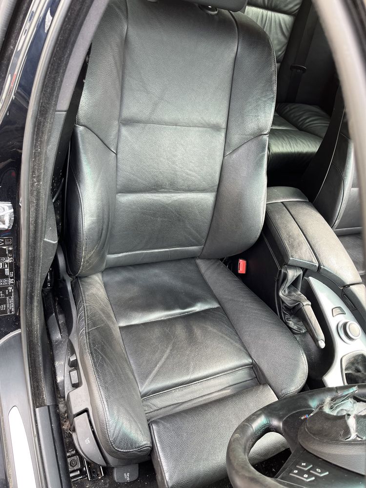 Fotele siedzenia bmw e60 sedan m pakiet sporty czarne uk sportsitze