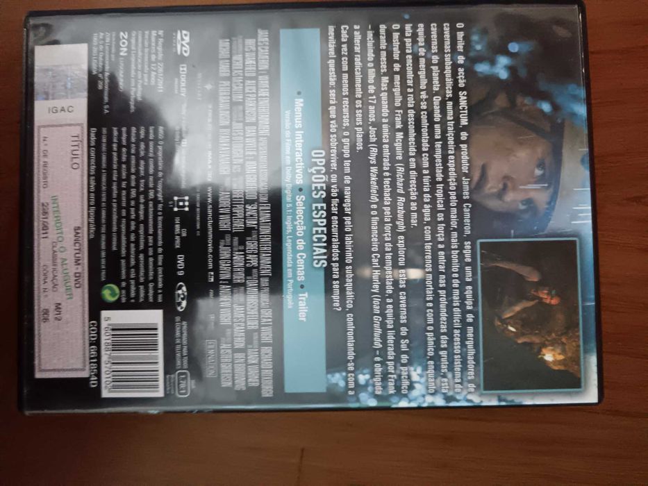 filme dvd original - sanctum