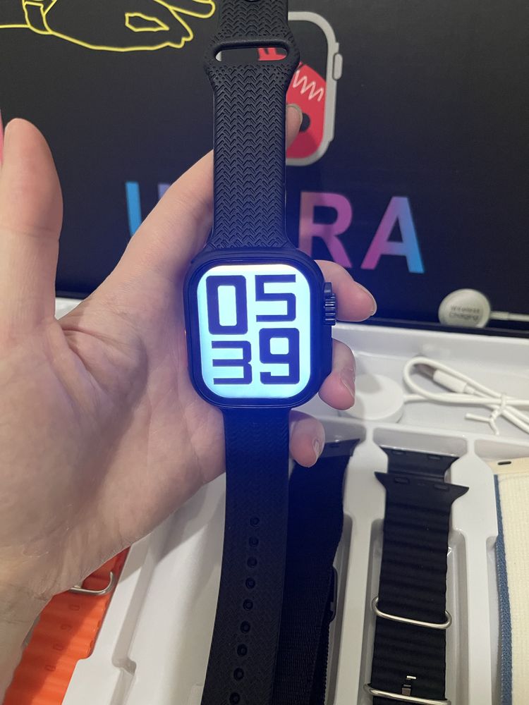 Smart watch com 7 braceletes