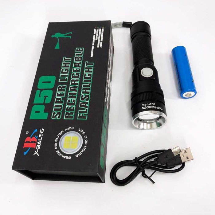 -45% ЧЕРНАЯ ПЯТНИЦА ліхтар BL-611-P50 Пилозахищений