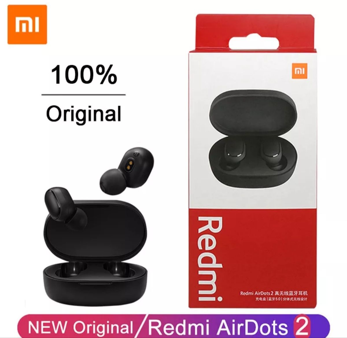 Беспроводные Bluetooth наушники Xiaomi Redmi AirDots s 2