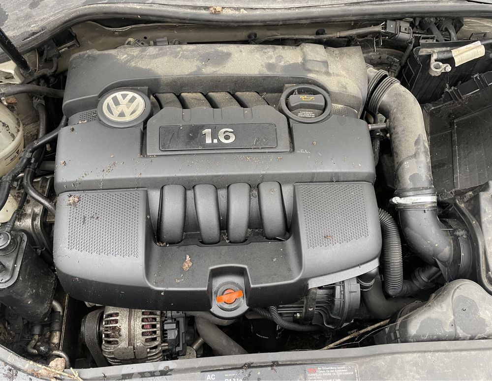 Двигун 1.6 mpi бензин мотор skoda jetta audi MPI шрот