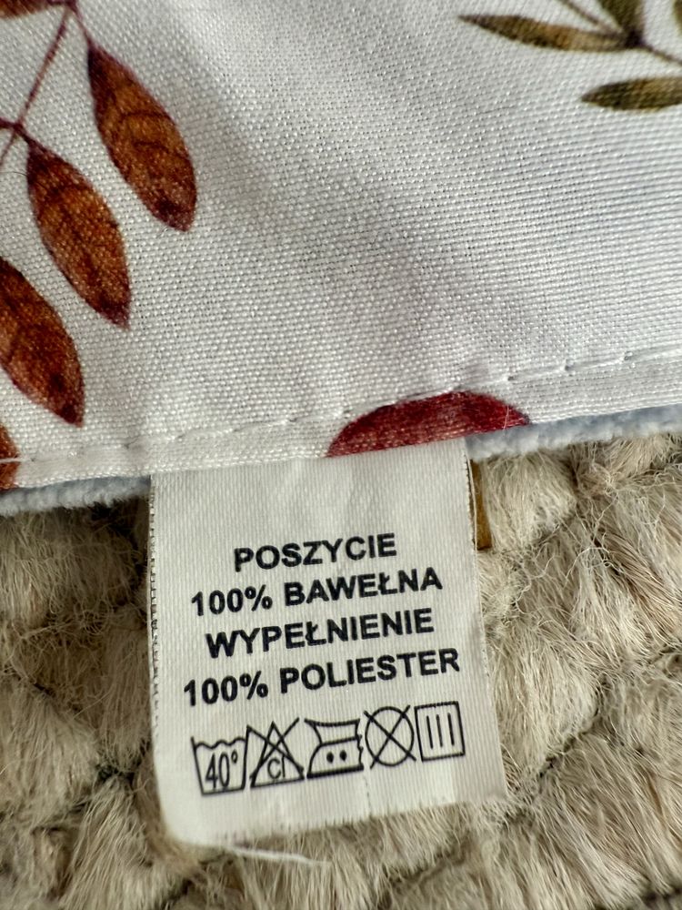 Kołderka i poduszka do wózka bawełna