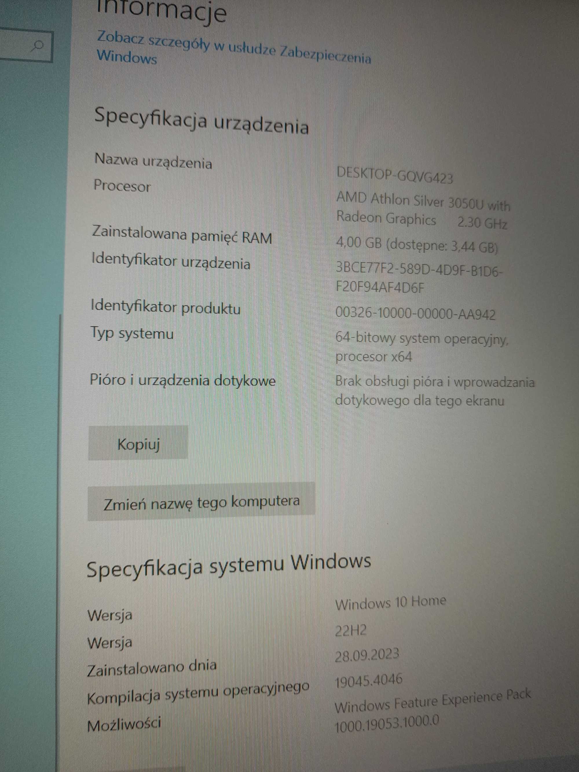 Sprzedam Laptop "Acer"