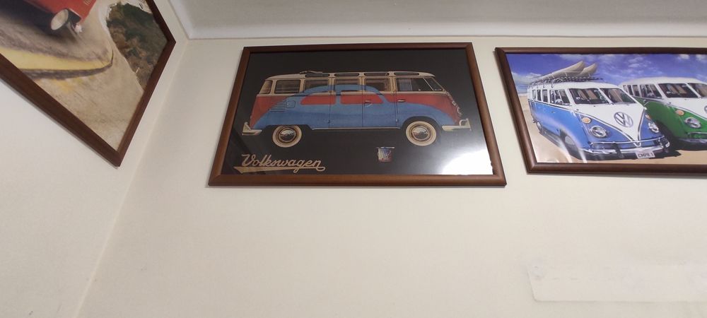 6 Quadros Carrinha Pão de Forma