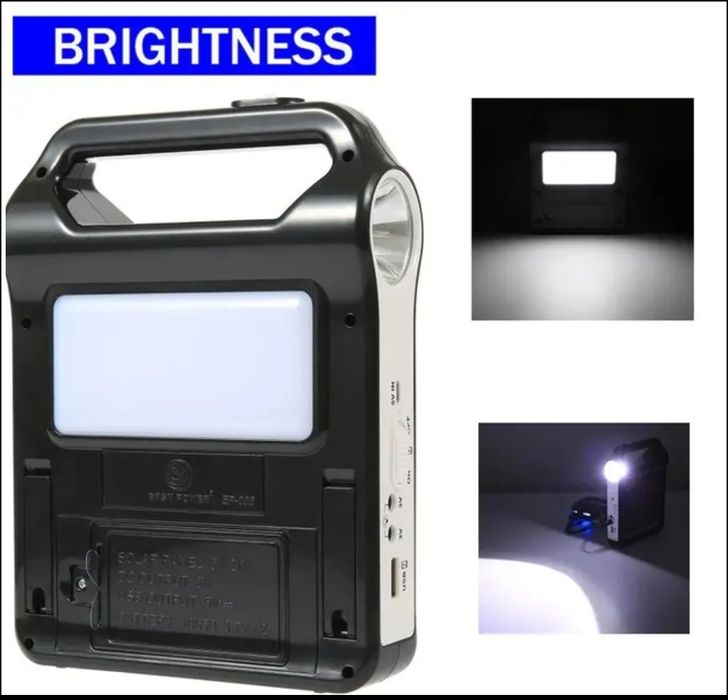 Автономний Сонячний Ліхтар Power Bank + LED-освітлення EP-035

Ціна

8