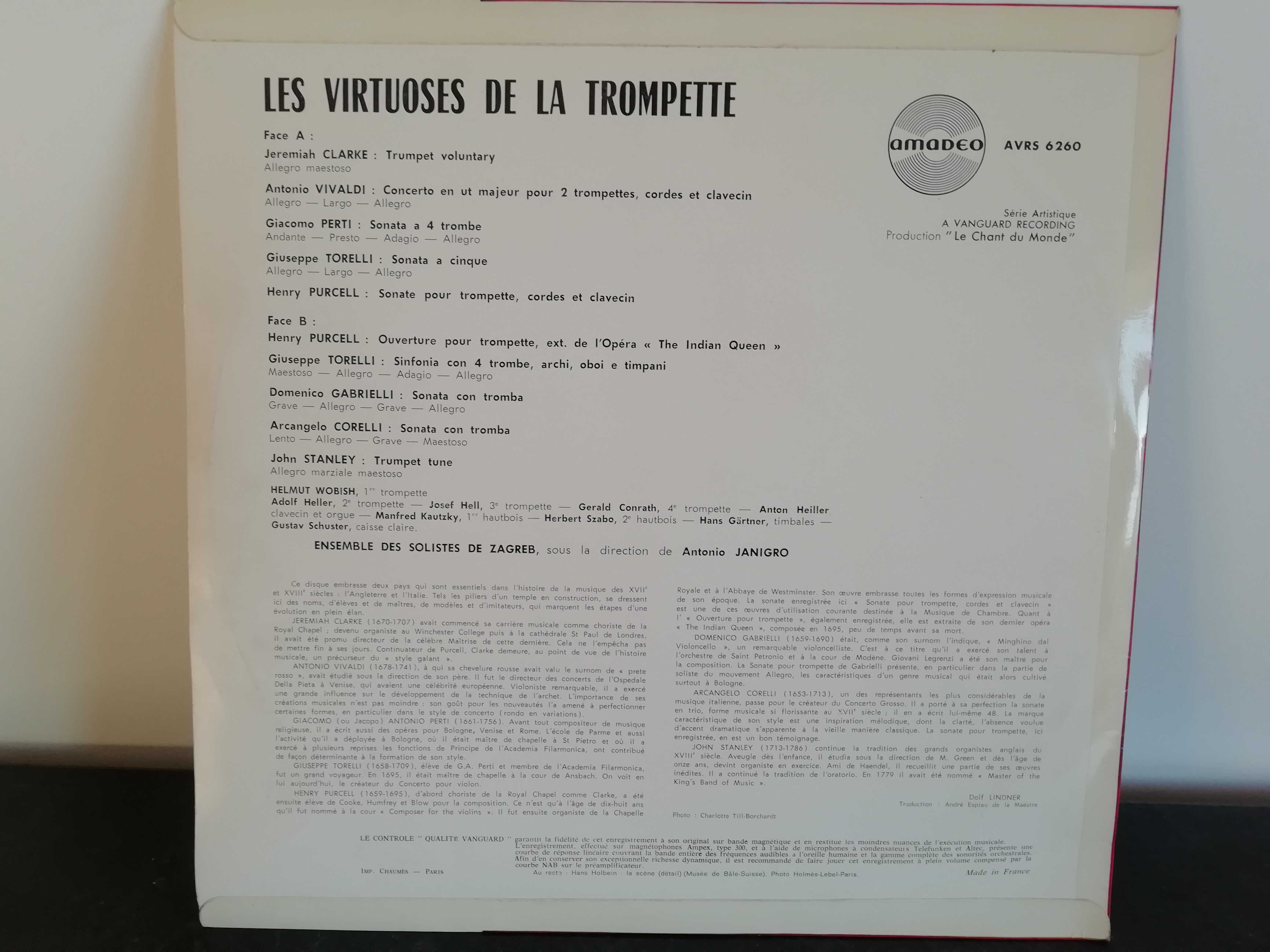 Vinil "Les Virtuoses de la Trompete" (2 vinis)