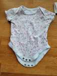 Body z krótkim rękawem 40-50 cm / noworodki