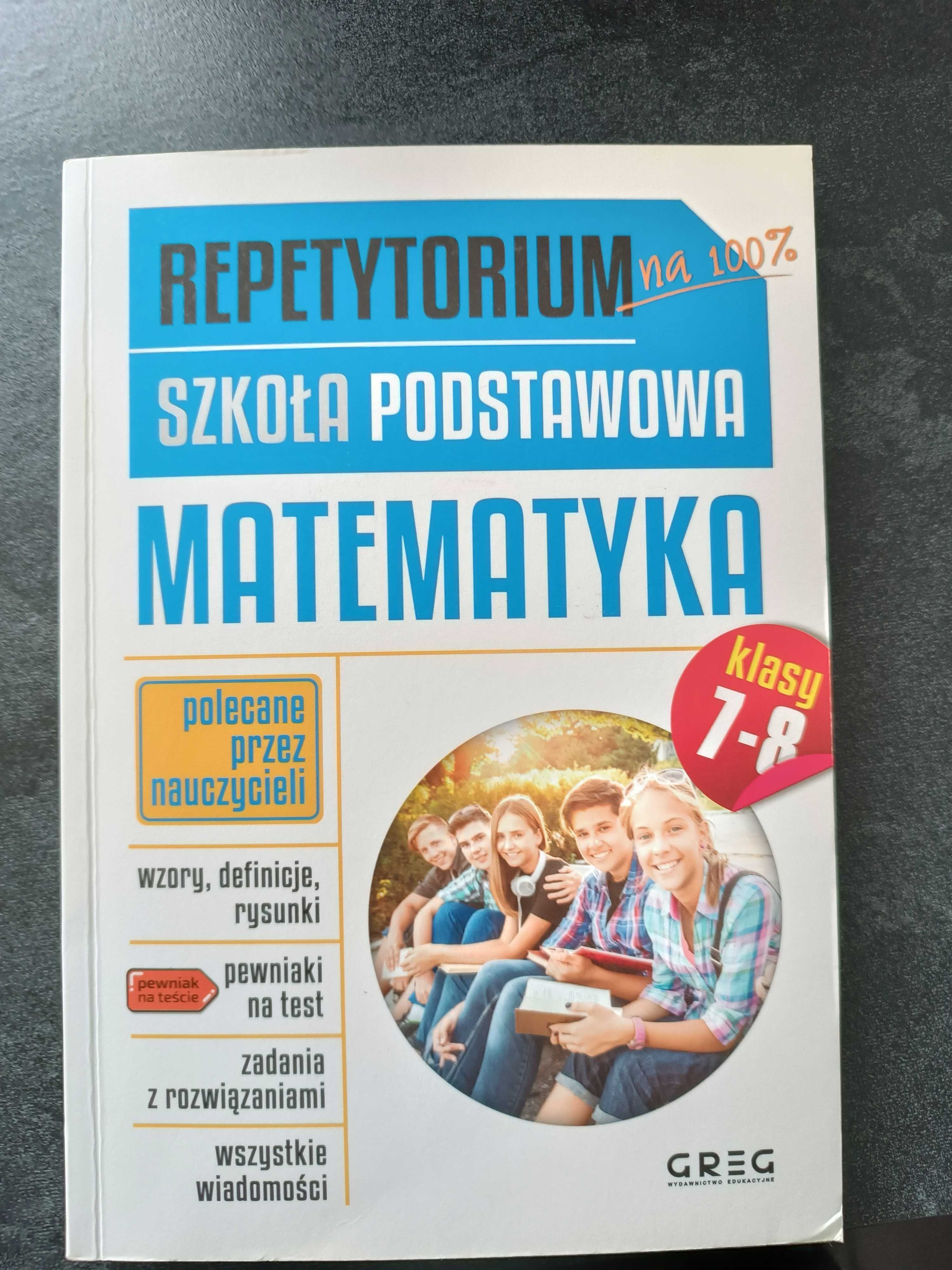 Repetytorium angielski i matematyka kl 8 szkoła podstawowa nowe