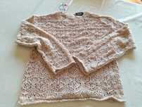 Camisola manga comprida malha rosa  Lefties